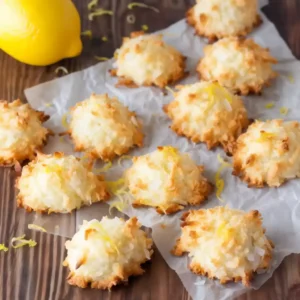 Lemon Coconut Macaroons