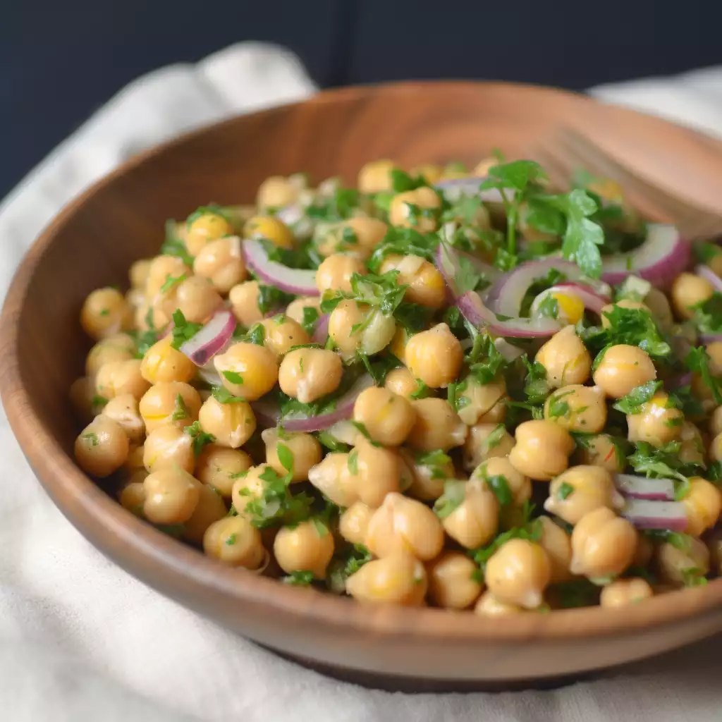 Simple Chickpea Salad