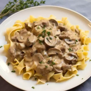 Beef Stroganoff