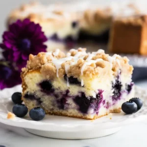 Blueberry Streusel Cake