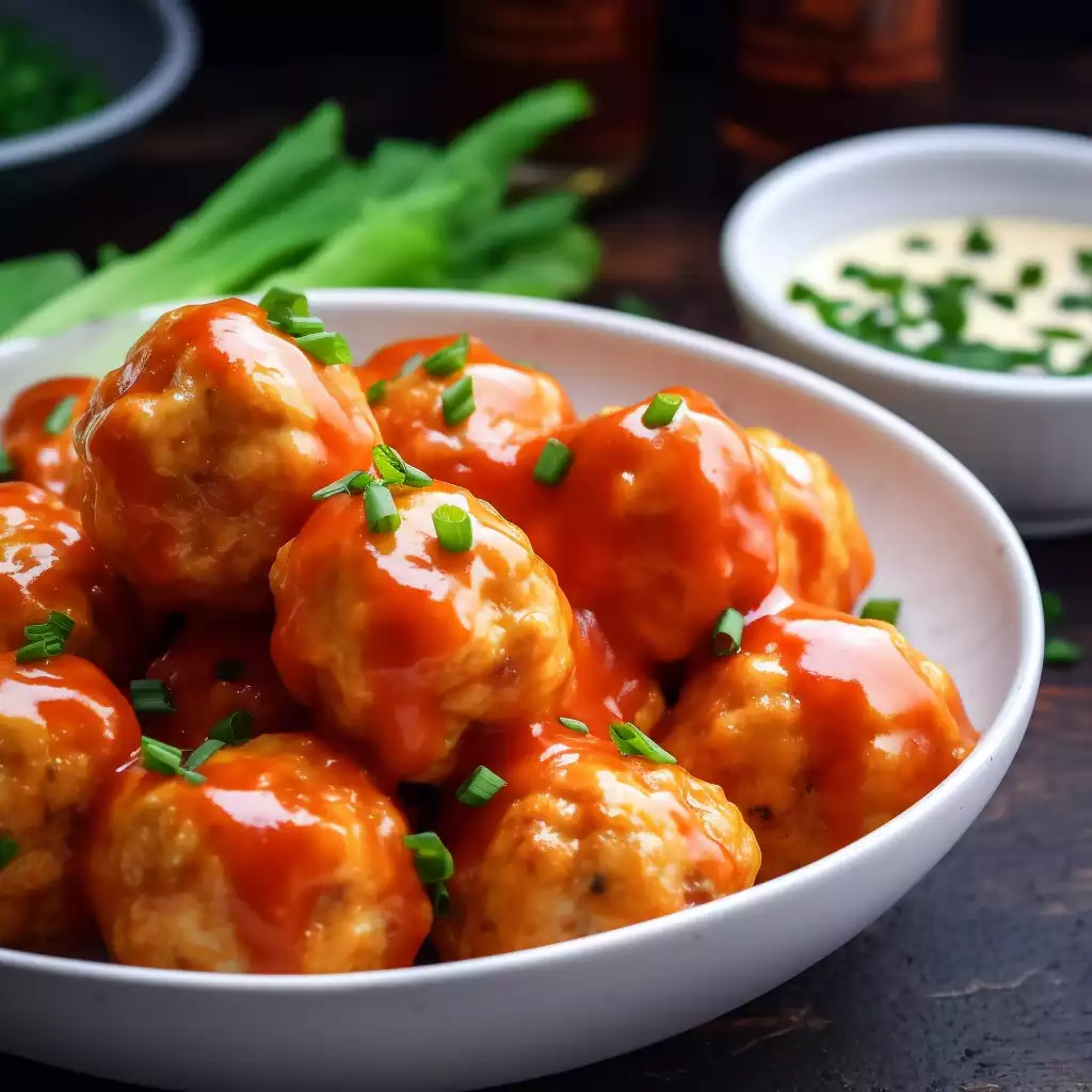 Buffalo Chicken Meatballs