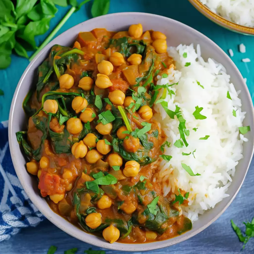 Chickpea Spinach Curry