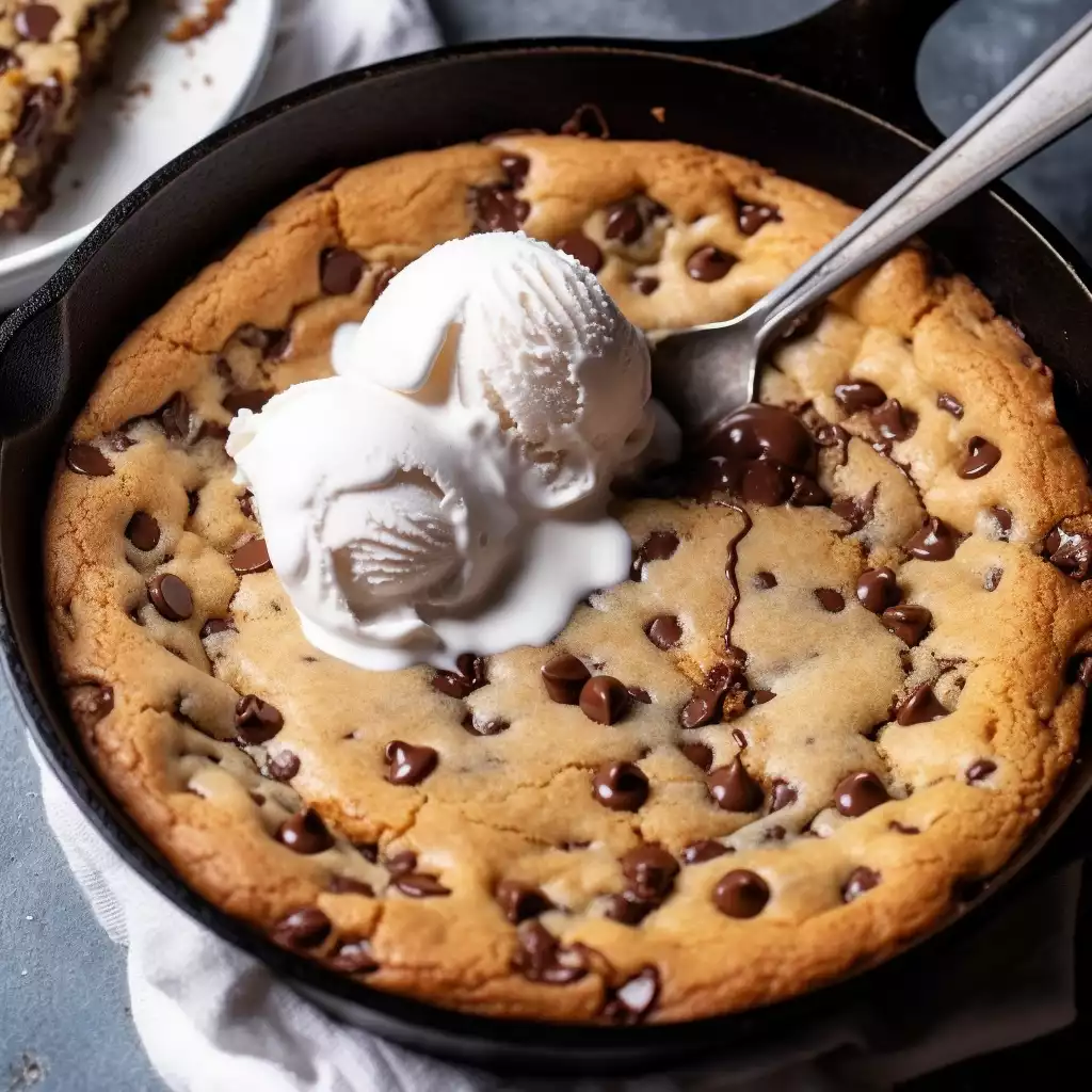 Chocolate Chip Skillet Cookie