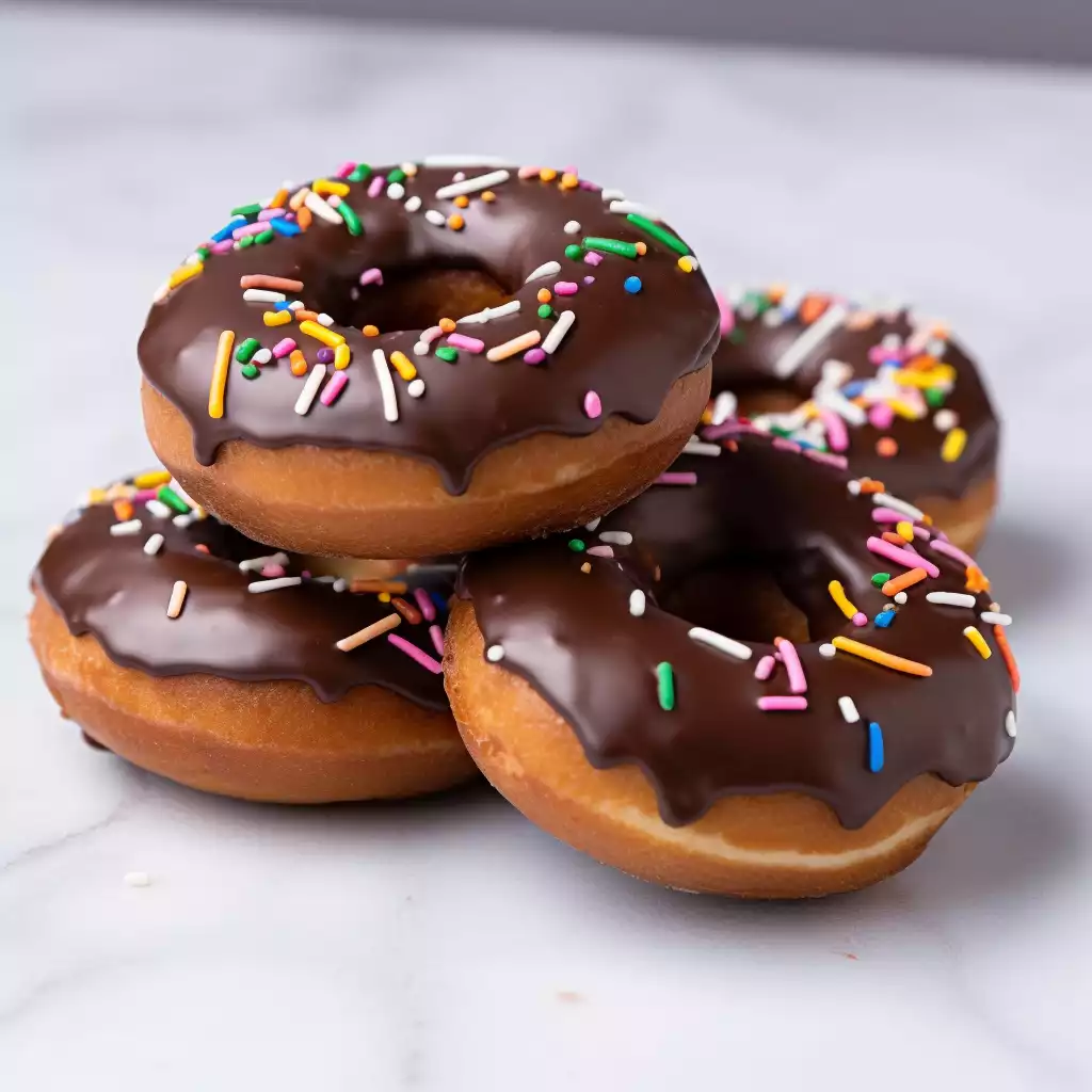 Chocolate Dipped Doughnuts