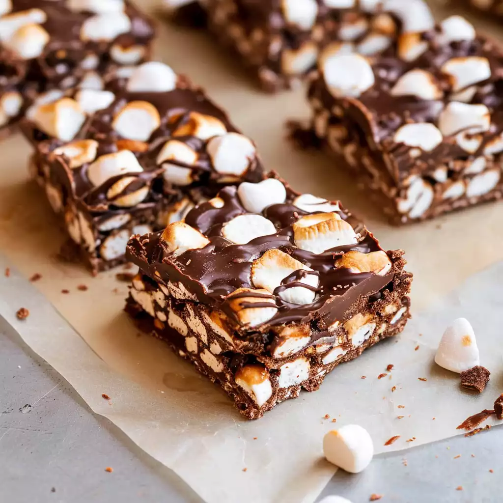 Chocolate Marshmallow Bars