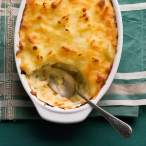 Mashed Potato Cauliflower Gratin