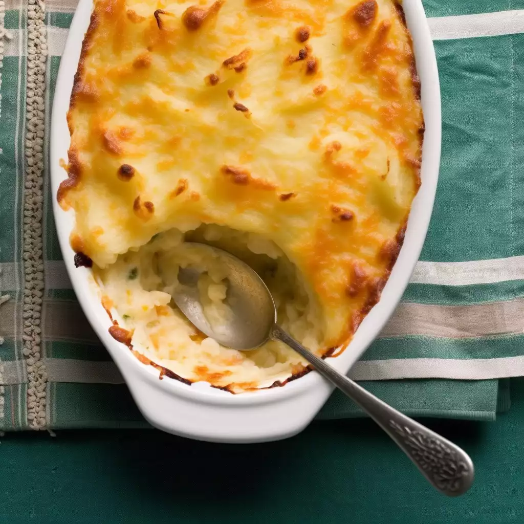 Mashed Potato Cauliflower Gratin