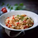 Roasted Red Pepper Risotto