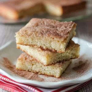 Snickerdoodle Blondies