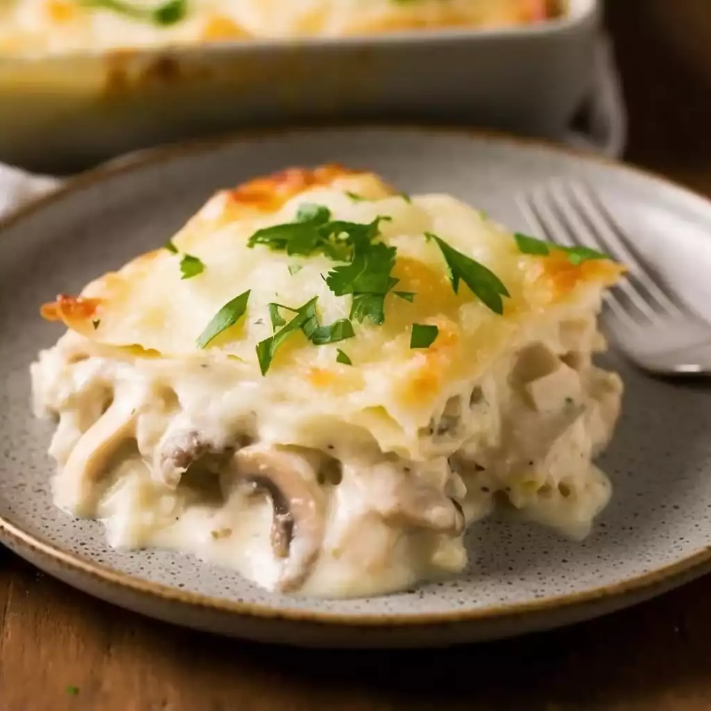 White Chicken Lasagna