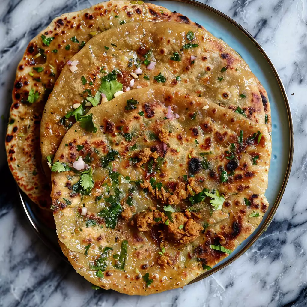 Chicken Keema Paratha