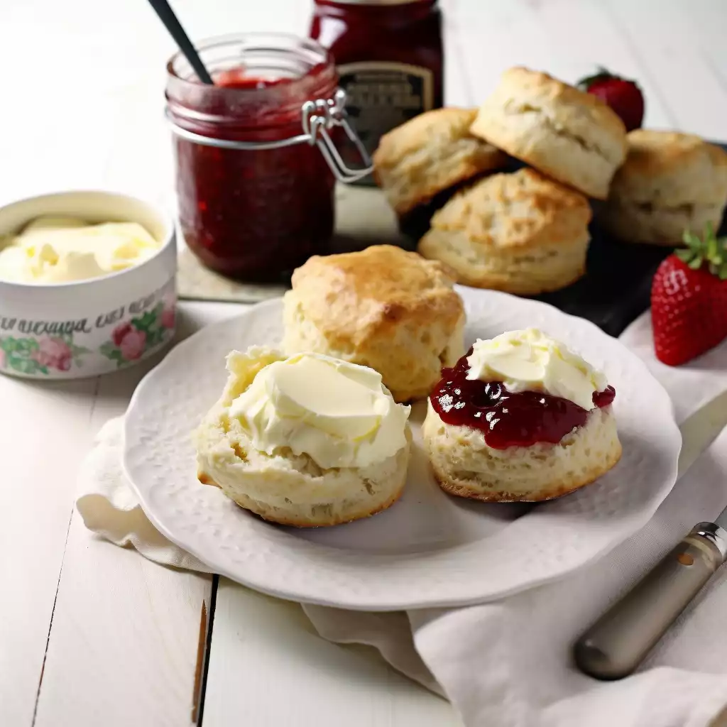 Scones with Jam and Cream