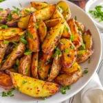 Spicy Roasted Potato Wedges