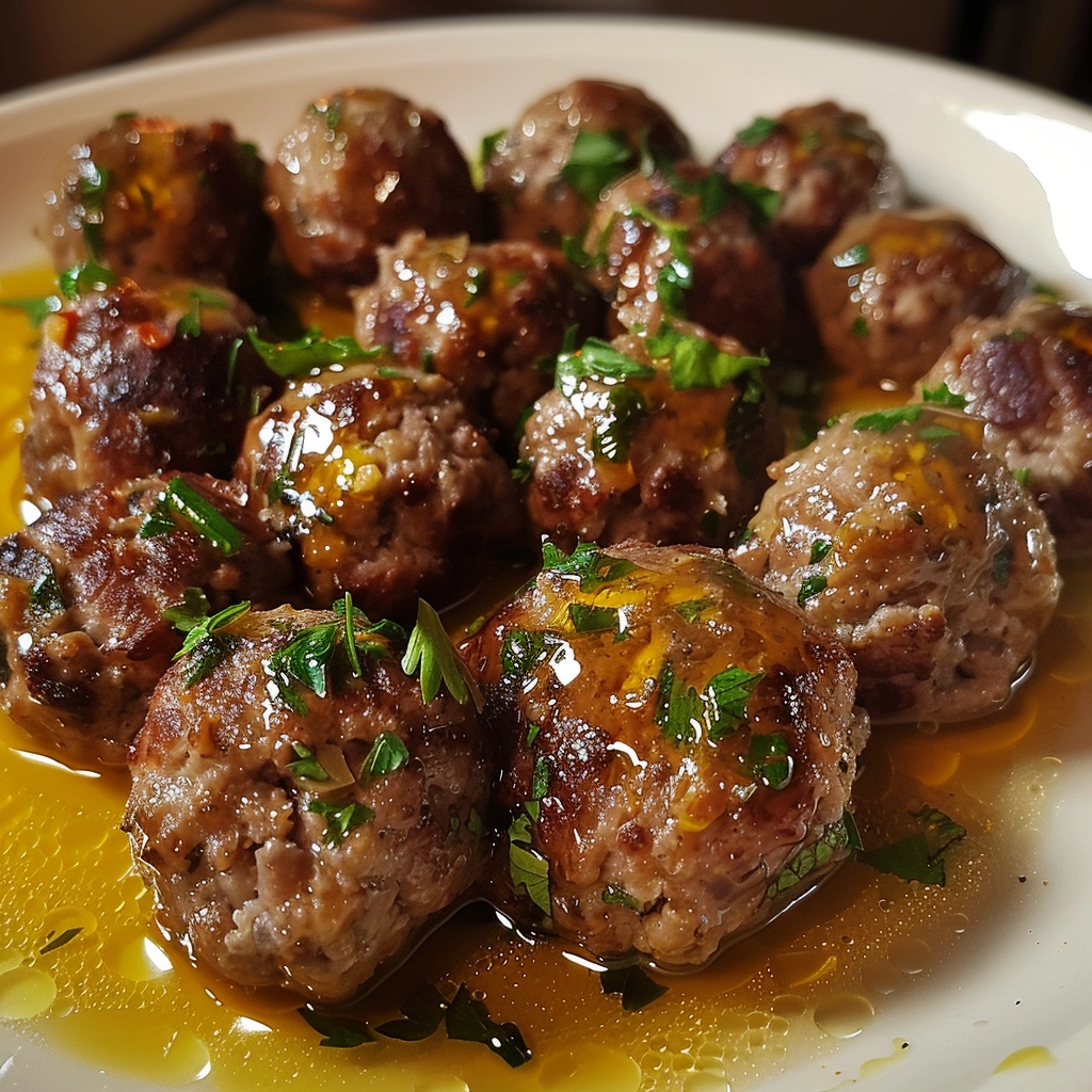 Yakhni Beef Kofta Balls