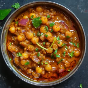 Chickpea Brown Lentil Curry