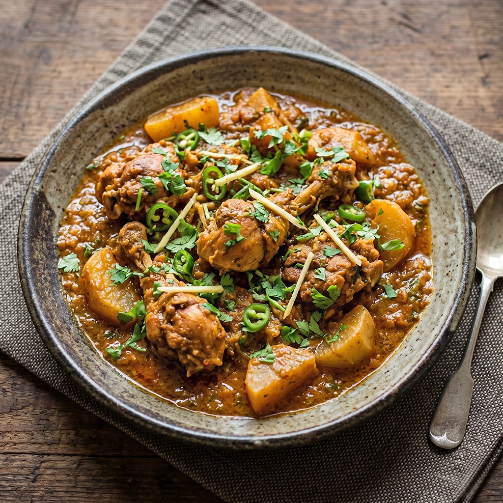 Turnip Chicken Curry